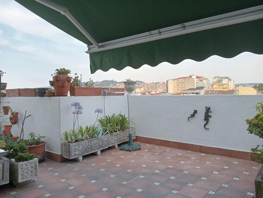 Apartamento Ático con terraza en el centro de Vigo Exterior foto